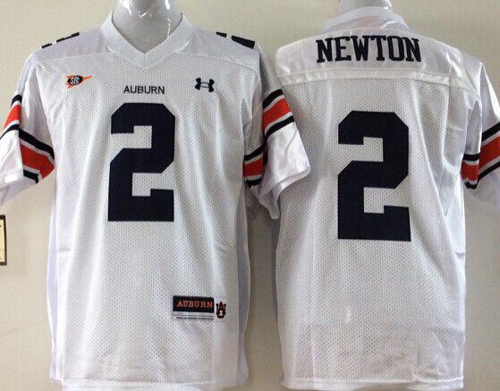 Men Auburn Tigers 2 Newton White 2025 NCAA Jersey